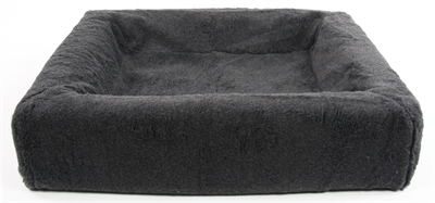 Bed Fleece Hoes Hondenmand Grijs Bia-7 120X100X15 Cm