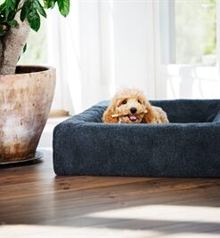 Bed Fleece Hoes Hondenmand Grijs Bia-2 60X50X12,5 Cm