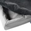 Bed Fleece Hoes Hondenmand Grijs Bia-3 70X60X15 Cm