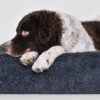Bed Fleece Hoes Hondenmand Grijs Bia-4 85X70X15 Cm
