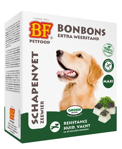 Petfood Schapenvet Maxi Bonbons Zeewier 40 St