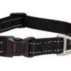 For Dogs Fanbelt Halsband Zwart 20 Mmx34-56 Cm