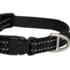 For Dogs Snake Halsband Zwart 16 Mmx26-40 Cm