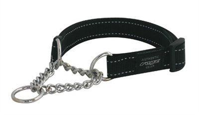 For Dogs Lumberjack Halfslip Halsband Zwart 25 Mmx50-70 Cm