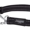 For Dogs Fanbelt Halfslip Halsband Zwart 20 Mmx34-56 Cm