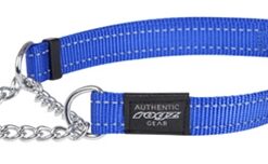 For Dogs Fanbelt Halfslip Halsband Blauw 20 Mmx34-56 Cm