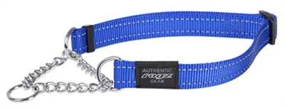 For Dogs Fanbelt Halfslip Halsband Blauw 20 Mmx34-56 Cm