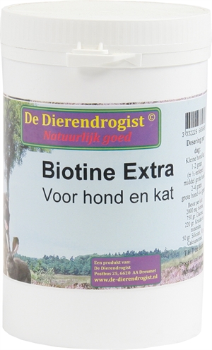 Biotine Poeder+Kruiden Voor Hond En Kat 200 Gr