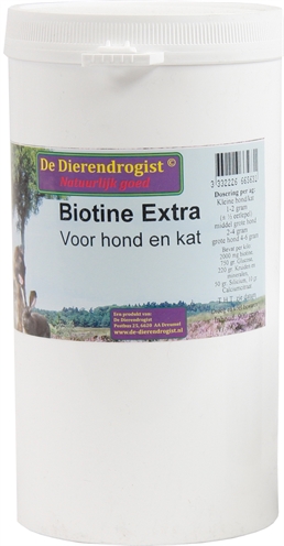 Biotine Poeder+Kruiden Voor Hond En Kat 900 Gr