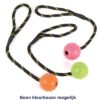 Pet Tough Toys Bal Studded Aan Touw Rubber 22X6X6 Cm