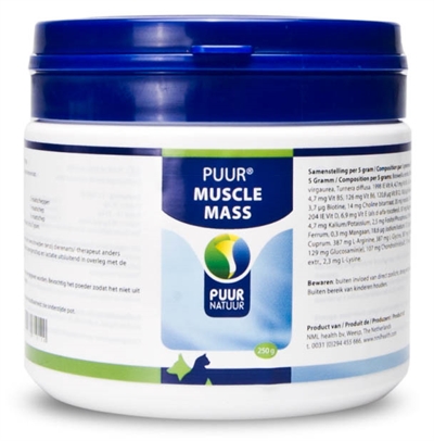 Muscle Mass (Spieropbouw) Hond & Kat 250 Gr