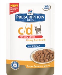 Feline C/D Urinary Stress Zalm 12X85 Gr