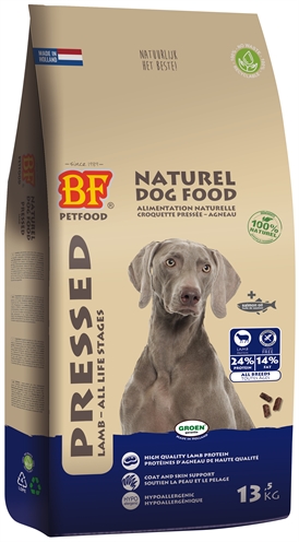 Petfood Geperst Lam / Rijst Premium 13,5 Kg