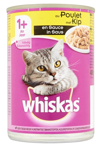 Blik Adult Brokjes In Saus Kip 12X400 Gr