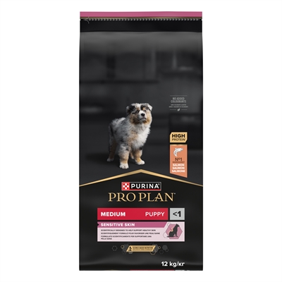 Plan Puppy Medium Sensitive Skin 12 Kg