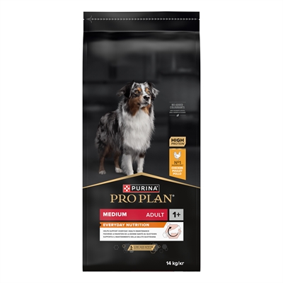 Plan Dog Adult Medium Kip / Rijst 14 Kg