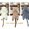Jumbo Muis Crinkle Lamswol Met Catnip Assorti