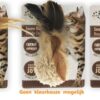Snow Ball Lamswol Met Veren En Catnip Assorti