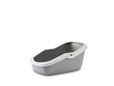 Kattenbak Aseo Grijs / Wit 56X39X27,5 Cm