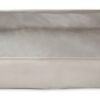 Bed Kunstleer Hoes Hondenmand Taupe Bia-6 100X80X15 Cm