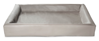 Bed Kunstleer Hoes Hondenmand Taupe Bia-6 100X80X15 Cm