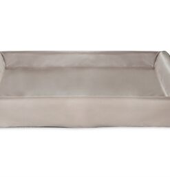 Bed Kunstleer Hoes Hondenmand Taupe Bia-7 120X100X15 Cm