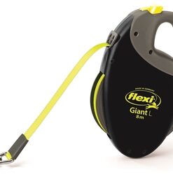 Rollijn Giant Tape Neon Zwart / Geel L 8 Mtr