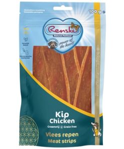 Gezonde Beloning Vlees Strip Kip 100 Gr