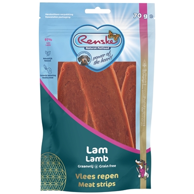 Gezonde Beloning Vlees Strip Lam 70 Gr