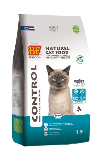 Petfood Premium Quality Kat Control Urinary / Sterilised 1,5 Kg