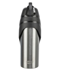 Drinkfles Rvs Met Plastic Drinkbakje Zwart 750 Ml 3 St