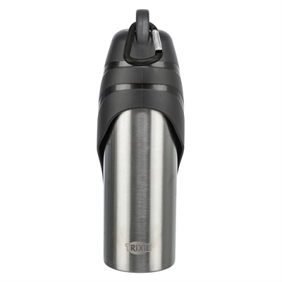 Drinkfles Rvs Met Plastic Drinkbakje Zwart 750 Ml 3 St
