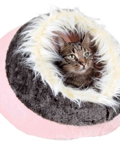 Kattenmand Iglo Minou Roze / Grijs 36X26X41 Cm