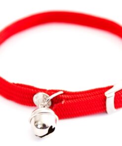 Halsband Kat Elastisch Nylon Rood 30X1 Cm