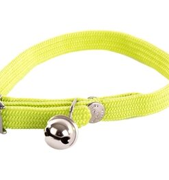 Halsband Kat Elastisch Nylon Groen 30X1 Cm