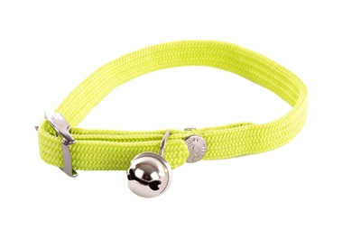 Halsband Kat Elastisch Nylon Groen 30X1 Cm