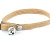 Halsband Kat Elastisch Nylon Beige 30X1 Cm