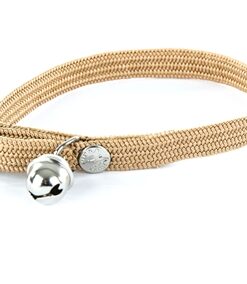 Halsband Kat Elastisch Nylon Beige 30X1 Cm