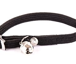 Halsband Kat Elastisch Nylon Zwart 30X1 Cm