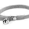 Halsband Kat Elastisch Nylon Grijs 30X1 Cm