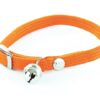 Halsband Kat Elastisch Nylon Oranje 30X1 Cm