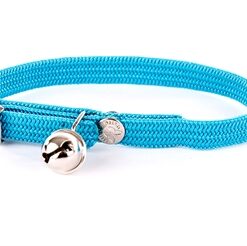 Halsband Kat Elastisch Nylon Turquoise 30X1 Cm