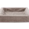 Bed Fleece Hoes Hondenmand Taupe Bia-7 120X100X15 Cm