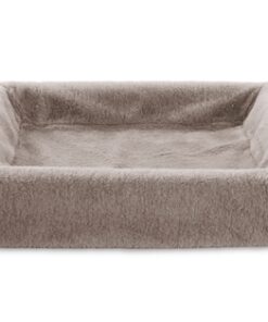 Bed Fleece Hoes Hondenmand Taupe Bia-7 120X100X15 Cm