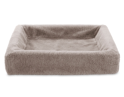 Bed Fleece Hoes Hondenmand Taupe Bia-7 120X100X15 Cm