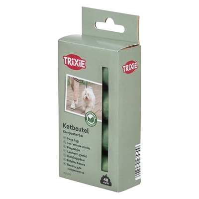 Poepzakjes Composteerbaar Bosgroen 4X4X10 Stuks
