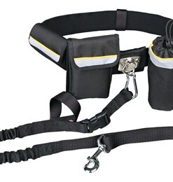 Heupriem Met Jogginglijn Zwart Riem 60-120 Cm Lijn 100-135 Cm