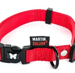 Halsband Verstelbaar Nylon Rood 50-70X4 Cm