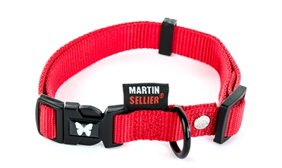 Halsband Verstelbaar Nylon Rood 50-70X4 Cm