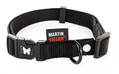 Halsband Verstelbaar Nylon Zwart 50-70X4 Cm